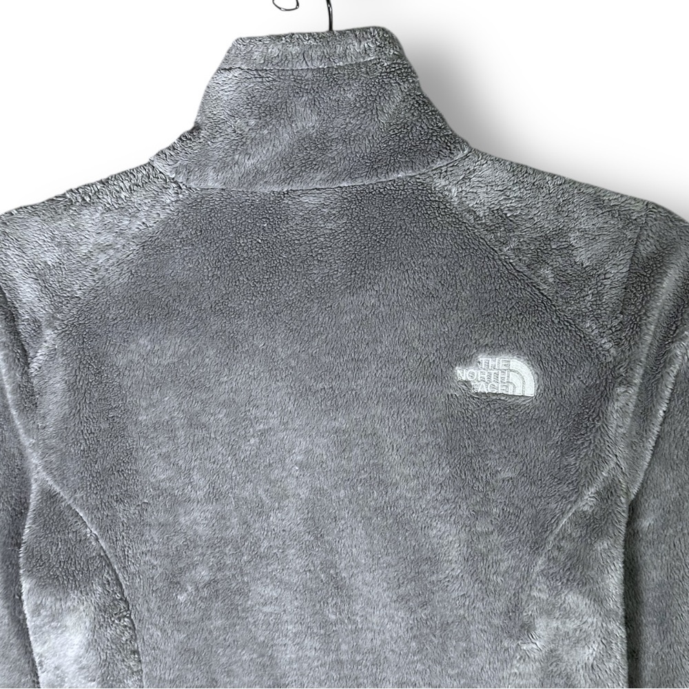 The North Face Womens Osito Fleece Jacket Sz S Gray Outdoor Layer Winter Fall - Picture 7 of 9